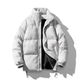 thumbnail image 3 of Parkas retro con capucha para hombre, chaqueta de burbuja de varios colores, abrigo liso cálido de gran tamaño, ropa de calle, chaqueta acolchada de gamuza sintética, novedad de invierno, 3 of 5