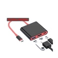 thumbnail image 3 of Portable 3-IN-1 Type-C Hub Docking Station, 4K HDMI USB 3.0 Port, 100W PD Charging, High Speed Data ,Powerful Charging, 3 of 6
