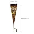 thumbnail image 3 of Fiudx Luces Solares para Jardín, Decoración En Forma de Flor, Proyección de Patrón Único, Brillo Amarillo Cálido, Ideal para Caminos, Patios y Porches, Regalo Perfecto para Las Fiestas, Diseño de Aho, 3 of 6
