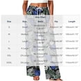 thumbnail image 3 of QUNYINEY Summer Women's Pants Wide Leg Hawaiian High Wasited Beach Lounge Pants with Pockets Elastic Waist Casual Drawstring Loose Pants, 3 of 6