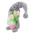 thumbnail image 3 of Gnomo de peluche para el Día de la Madre, muñeco de peluche gris, relleno, hecho a mano, suave, primavera, flores de tulipán, gnomos, 3 of 14