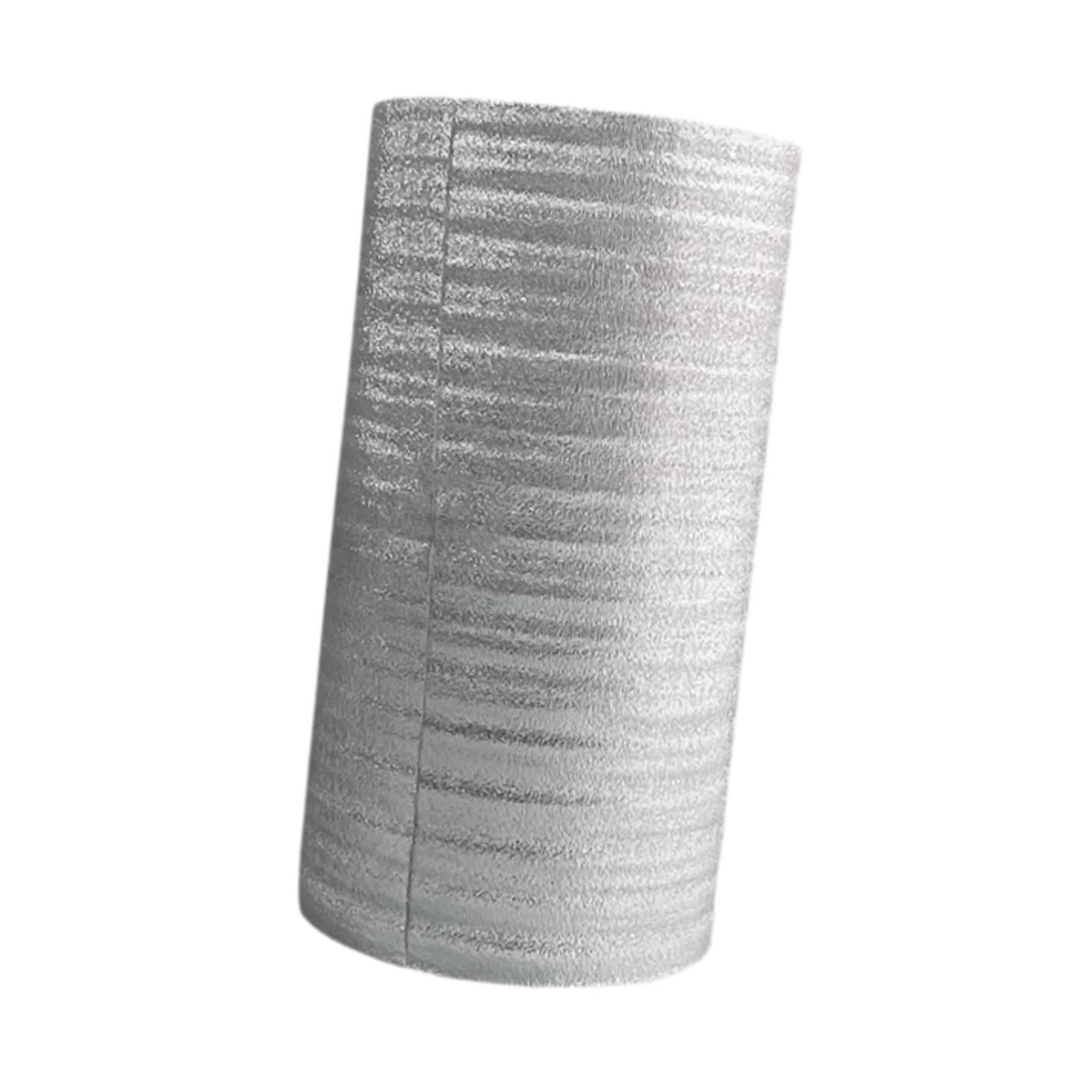 sourcing map Feuille d'isolation autocollante en aluminium gaufré,1 mx0.5 mx5 mm,Barrière thermique étanche et résistante à la chaleur,Conduit d'air