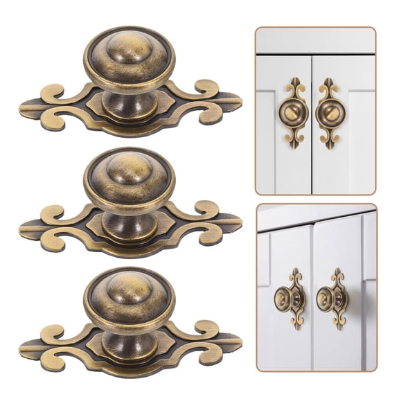 MLINS 10 Pcs Bronze Handle Cupboard Antique Drawer Knob