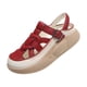thumbnail image 5 of Sandalias de Verano para Mujer, Sandalias con , Zapatos de , Sandalias Planas Antideslizantes con Agujeros, Sandalias de Cuero PU para Sunnimix Sandalias de mujer, 5 of 8