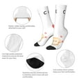 thumbnail image 3 of Yiaed Baker Gnome Print Great elasticity Crew Socks Sports socks for Men and Women, 3 of 5
