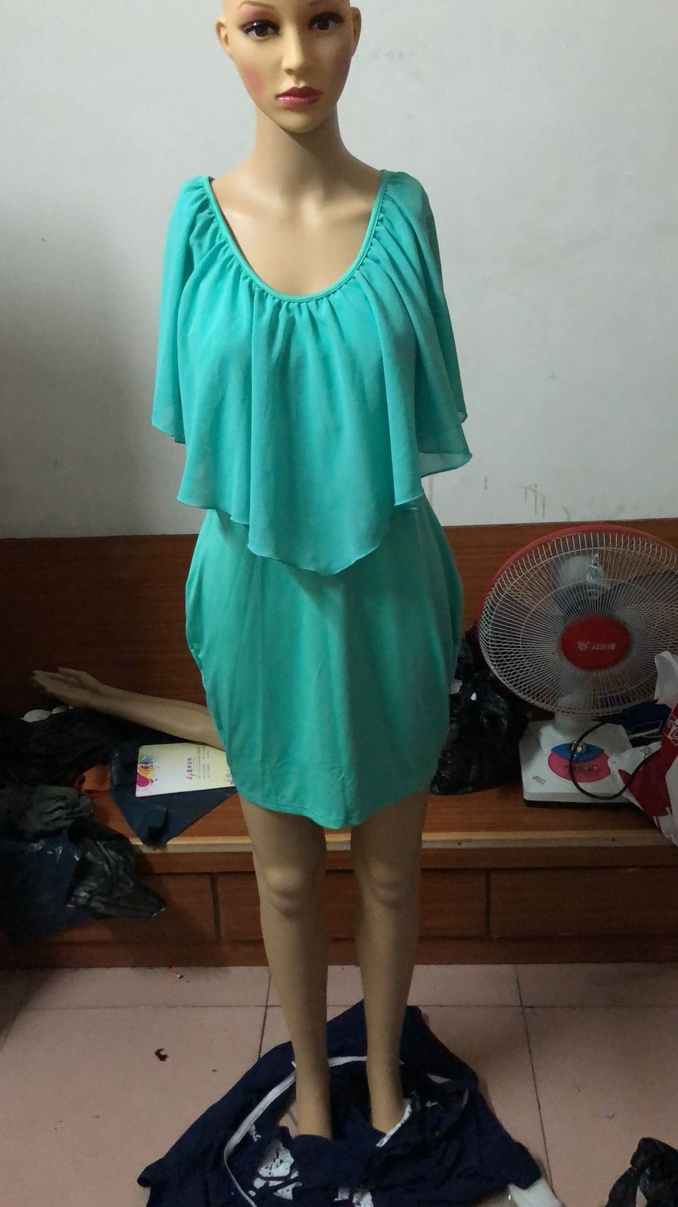 peppermint green dress
