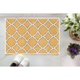 thumbnail image 2 of Linon Geo Kelli Hand Tufted Microfiber Polyester 2'x3' Rug in Yellow, 2 of 6