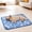 Blue_M, variant on Summer Pet Cooling Mat for Cats Dogs, Cool Pad Sleeping Mat for Hot Weather, Lightweight Foldable Pet Bed for Travel Home, 15.74x11.81in