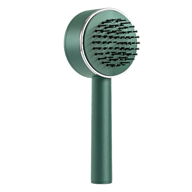 Cepillo de masaje para el cabello, peine de peluquería, cepillo de masaje para suavizar el cabello verde