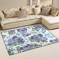 thumbnail image 2 of Dreamtimes Lightweight Soft Area Rugs 60 x 39 inch (5'x 3'3"), Koalas in The Eucalyptus Forest Floor Mat for Kids Playing Room Hardwood Floor Living Room Nursery Rugs, 2 of 6