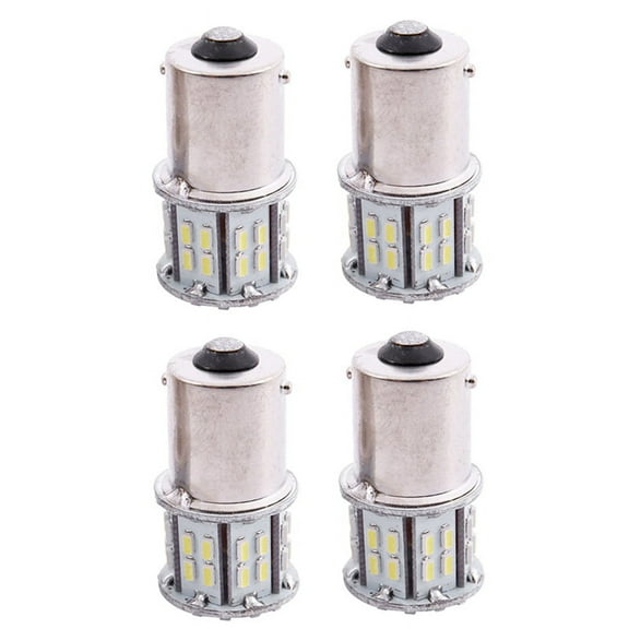 4X 1156 BA15S 382 P21W White 50 SMD LED Car Tail Turn Signal Reverse Light Bulbs