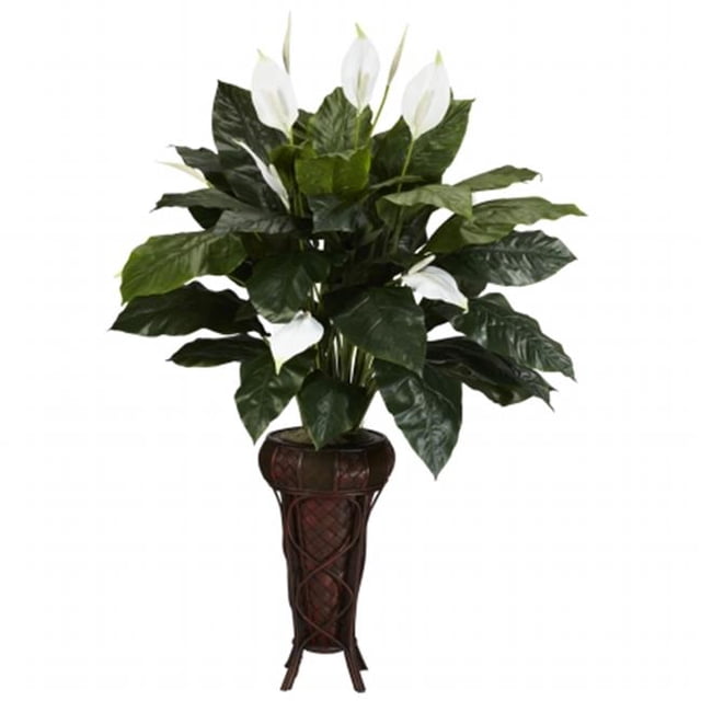 Nearly Natural 6656 Spathyfillium with Stand Silk Plant