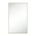 thumbnail image 4 of TEHOME Gold Medicine Cabinet, 16x26 inches, Recessed, framedd Mirror, 4 of 8