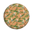 thumbnail image 4 of Spare Tire Cover, Hummingbird Palm Leaf Wheel Cover Tire Covers For Trailers Car Truck Camper Universal Tire Covering Fits Diameter14"-17", 4 of 4