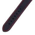 thumbnail image 4 of 26mm Waterproof Durable Silicone Watch Strap with Black and Red String 2pcs Replacement Band, 4 of 7