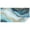 Blue Marble Gold-2, variant on Teal Marble Gold Wave Pattern Rectangle Tablecloth 60"x84",Waterproof Polyester Rectangle Table Cloth, Wipeable Spillproof Polyester Tablecloth for Dining, Camping, Indoor and Outdoor