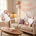 thumbnail image 4 of 19 Pcs Balloon Birthday Set, Happy Birthday Bunting Banner with Confetti Balloons for Birthday Party Decorations, Kids Adults Birthdays, Indoor Outdoor Celebrations, 4 of 4