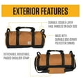 thumbnail image 2 of Classic Round Duffel with Utility Pouch, Heavy-Duty, Water-Resistant Packable Gear Bag for Jobsite, Gym, and Travel, 2 of 6