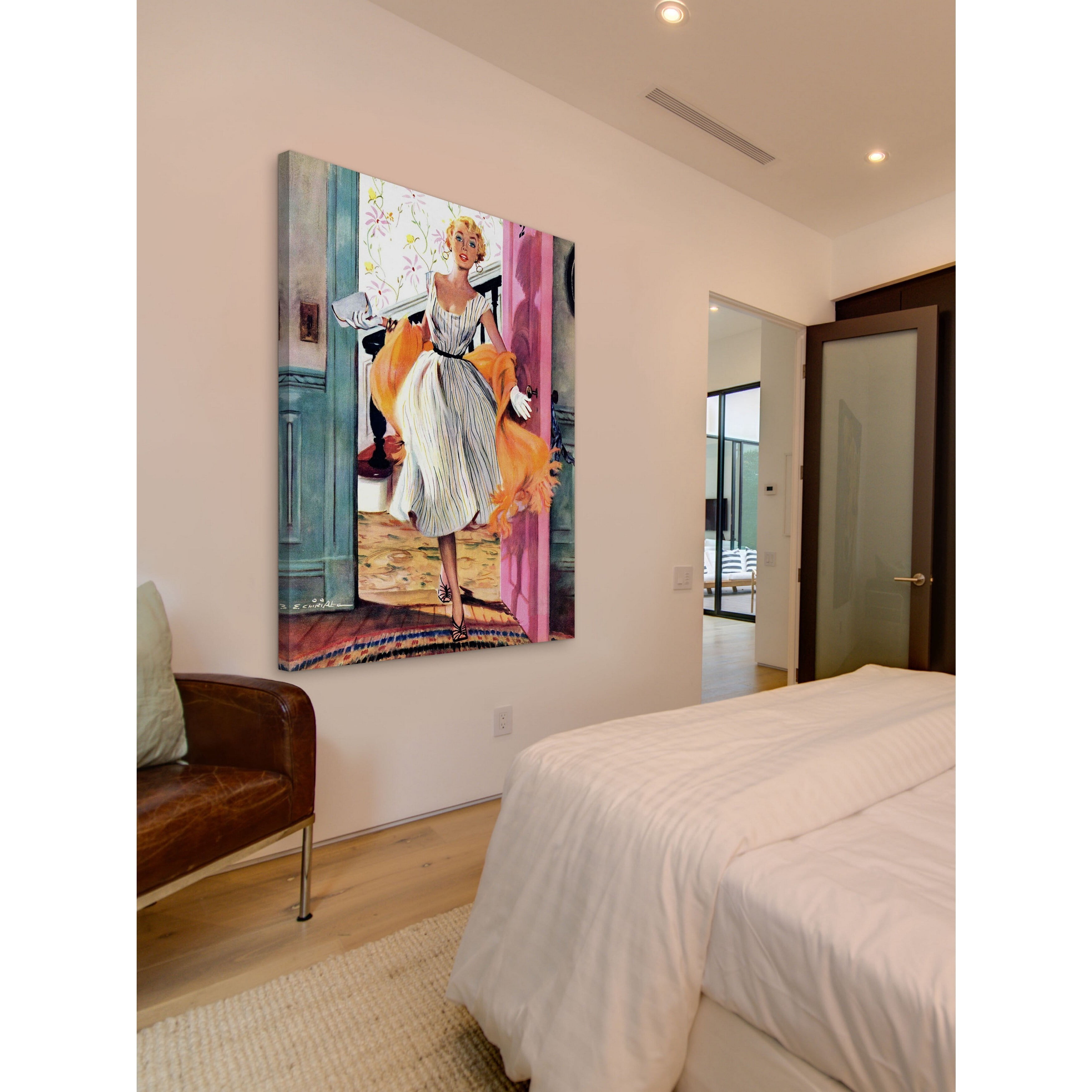 Marmont Hill "The Lady's Future" by Ernest Chiriaka Painting Print on Canvas