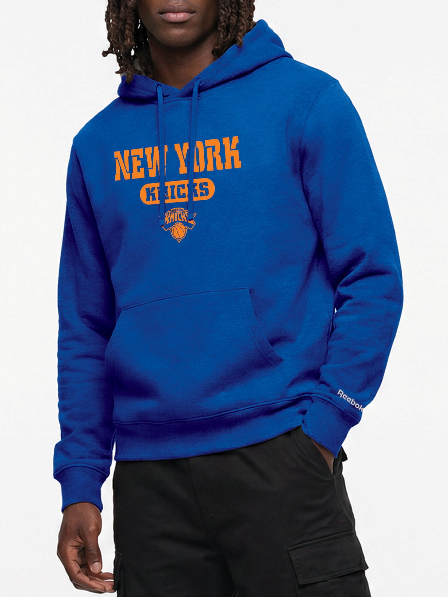New York Knicks Reebok Mens Hooded Sweatshirt