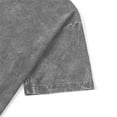 thumbnail image 5 of PiGOGI Men's Vintage Washed T-Shirt Short Sleeve Round Neck Distressed Casual Beach Summer Top Gray XL, 5 of 5