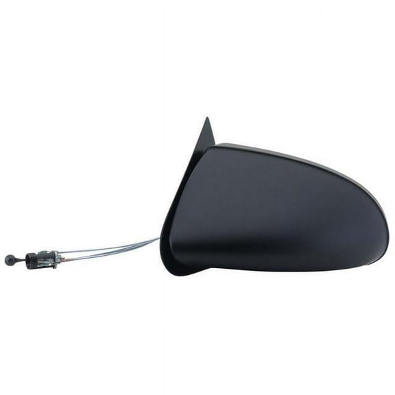 61532F - Fit System Driver Side Mirror for 89-97 Ford Thunderbird, black, (Driver Side ONLY), non-foldaway, Manual Remote