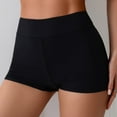 thumbnail image 3 of Zhden Swim Shorts Women 3" Swim Board Shorts High Waisted Bathing Suit Bottoms Adjustable Ruched Side Bikini Shorts（Black,XL）, 3 of 7
