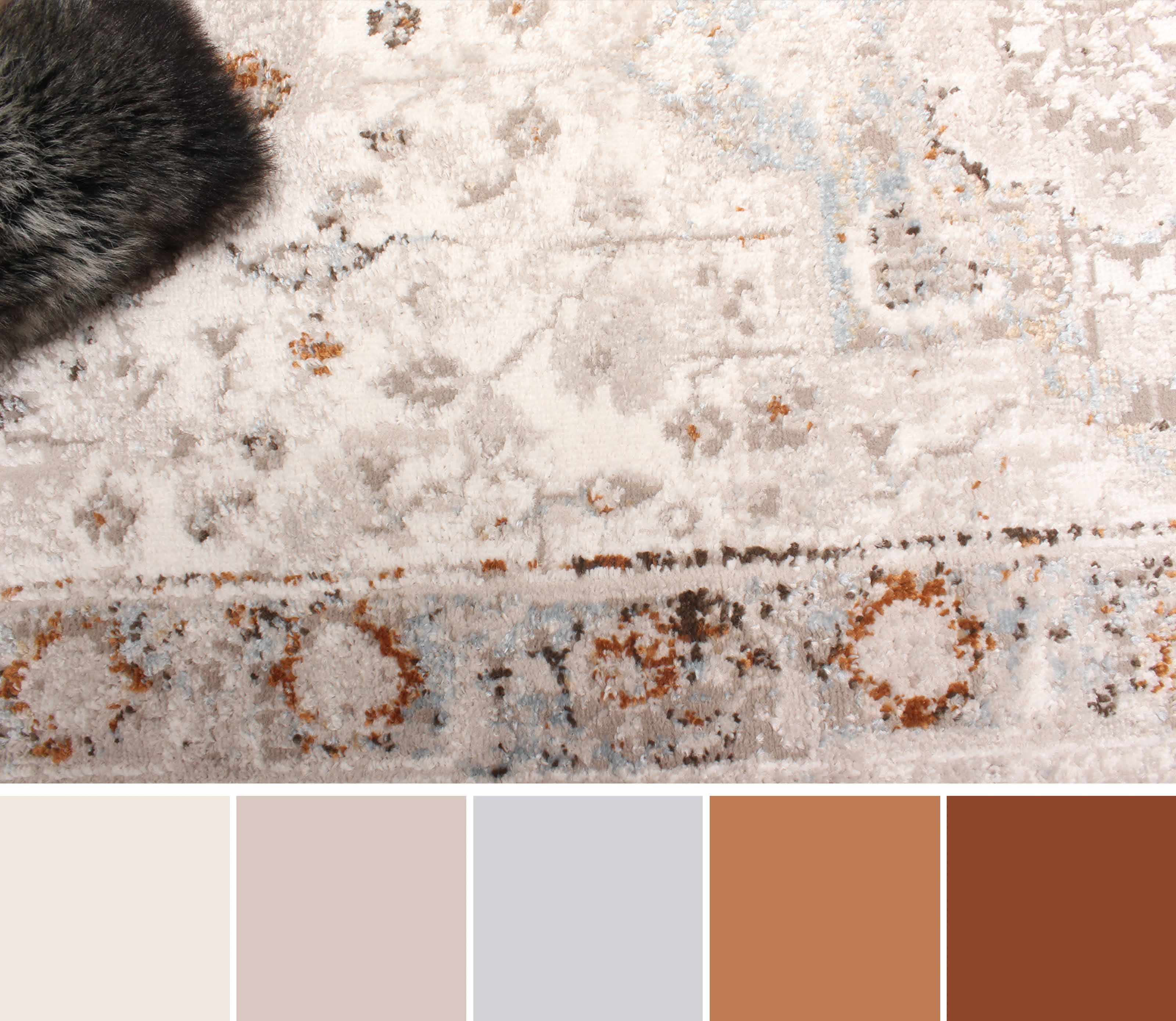 ECARPET Efes Traditional Area Rug for Living Room, Bedroom, Dining Room, Entrance