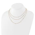 thumbnail image 3 of Diamond2Deal Collier en Argent Sterling 925 Doré CZ avec Rallonge de 1.5 Po pour Femmes 17.5 Pouces, 3 of 5