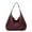 Red, variant on TIREOW Women Crescent Small Tote Trendy Shoulder Bags Vegan Leather Hobo Handbag Slouchy Tote Cute Clutch Purses Travel with Double Zipper Design
