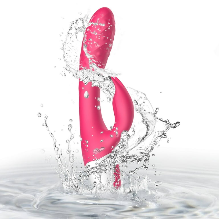 TAQU G Spot Stimulator,Waterproof Massage Stick,Rechargeable Adult Sex  Toys,Double-headed Vibrator(Pink)