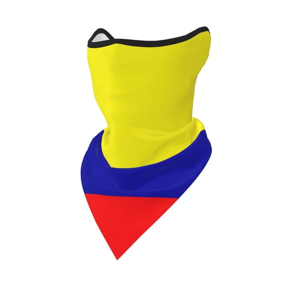Neck Gaiter Face Mask Covering Bandanas For Men Women Colombian Flag Scarf Balaclava Cover Headbands