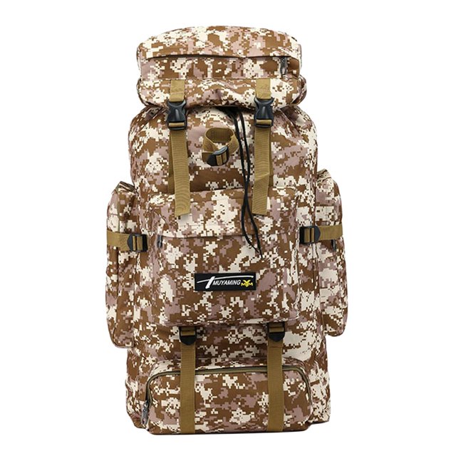 Mochila Cola 70L ligera para el día al aire libre táctica camuflaje