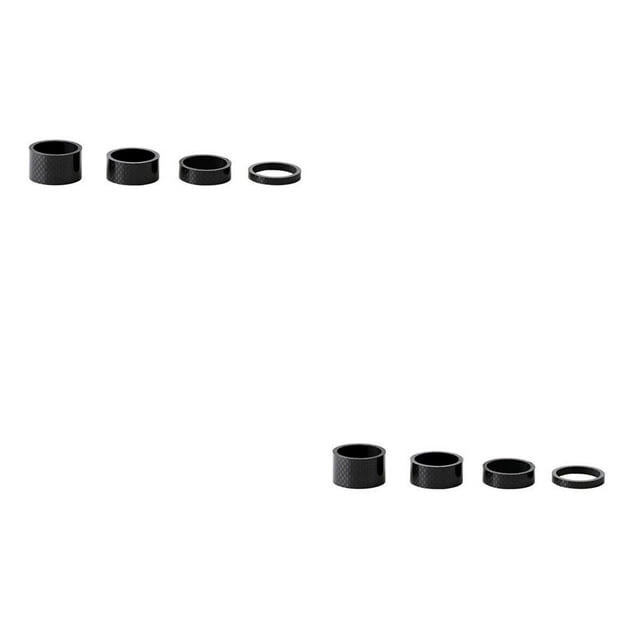 relayinert 4 Pieces Headset Spacer Bike Frame Parts Cycling Accessory Washer Ring 2Set