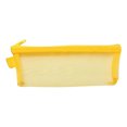 thumbnail image 2 of FAMTKT Mesh Pencil Case Stationery Storage, Yellow, 2 of 2