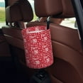 thumbnail image 5 of Wukai Hohoho5 Print Car Trash Can - Easy to Clean Hanging Garbage Bin - Removable Liner - Leak-Car Garbage Can - Waterproof Trash Can for Car and SUV, 5 of 7