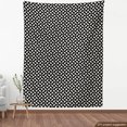 thumbnail image 4 of Ambesonne Abstract Fabric by the Yard Upholstery, Monochrome Geometric 70's, 3 Yards, Eggshell and Dark Brown, 4 of 5