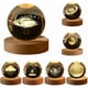 thumbnail image 4 of InnotechSC Dolphin Figuras de Delfines 3D de Regalo en Bola de Cristal de 60 Mm con Esfera de Vidrio Grabada con Láser Decoración Del Hogar con Base de Luz de Madera, 4 of 8