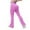 Hot Pink, variant on VBVC No Boundarie Women's Flare Knitted Leggings,High Waisted Yoga Pants For Women,Ladies Hip Lift Bell Bottom,Khaki,SizeXL