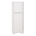 thumbnail image 1 of Prepac Elite White Tall 2-Door Corner Storage Cabinet, 1 of 8