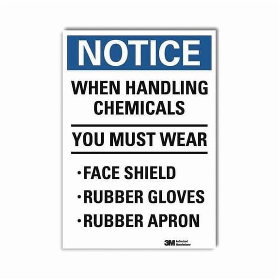 Lyle Notice Sign,10inx7in,Reflective Sheeting U5-1631-RD_7X10