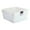Iridescent, variant on Isaac Jacobs Medium Glitter Storage Bin 14 x 11.5 x 5.5 Set w/Cut-Out Handles, Plastic Organizer, Multi-Functional, Home Storage Solution, 2, Gold