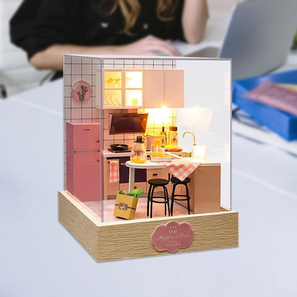 Walmart miniature dollhouse best sale furniture
