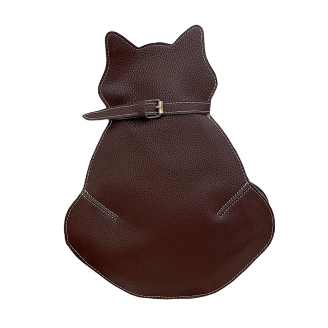 Bolsos para niñas, mujeres, bandolera, casual, moda, regalo para dama, linda forma de gato para Café