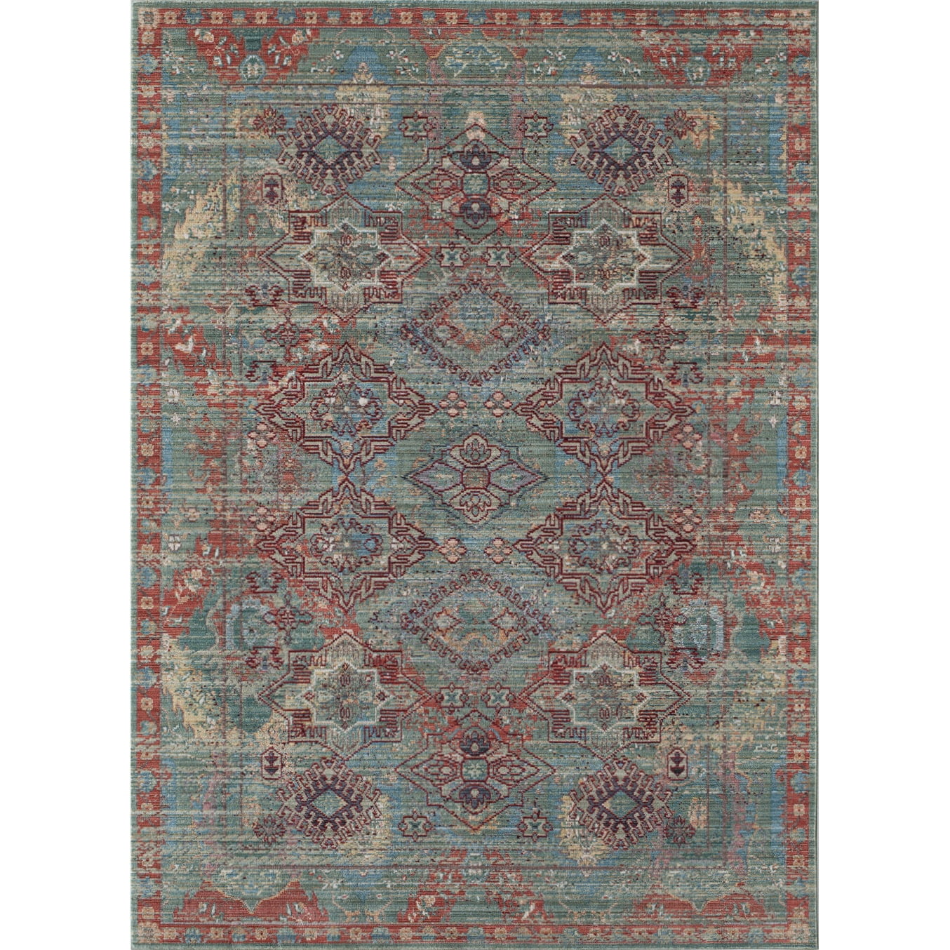 Rugs America Westford Multi Polyester Power-loomed Rug (5' x 8') - 5' x 8'