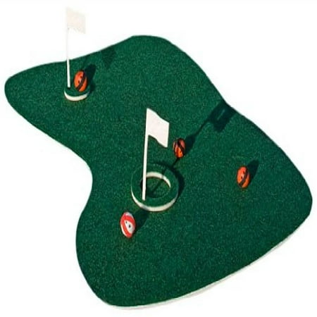 Putt-A-Bout Aqua Golf Floating Putting Mat, Green