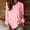 Pink loose fit long sleeve blouse a1, variant on Yrmaups Loose Fit Long Sleeve Blouse for Women, Casual V Neck Top, Flowy Soft Tee for Vacation Office Travel Daily Wear, Red L