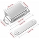 thumbnail image 2 of Imán para puerta de armario, 4 piezas, imán de puerta de acero inoxidable, imanes fuertes para puerta, cerradura de puerta de armario de 10 kg con tornillos para muebles de hogar, gabinete de puerta, 2 of 5