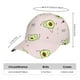 thumbnail image 2 of Fotbe Avocado Doing Sport Yoga Gorro Clásico de Béisbol, Gorra Ajustable con Broche Snapback, Gorro de Exterior de Algodón Suave, 2 of 6