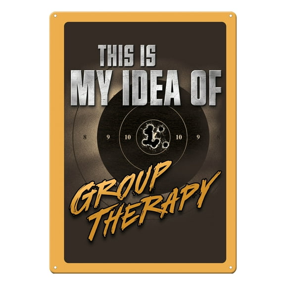 Group Therapy Tin Sign
